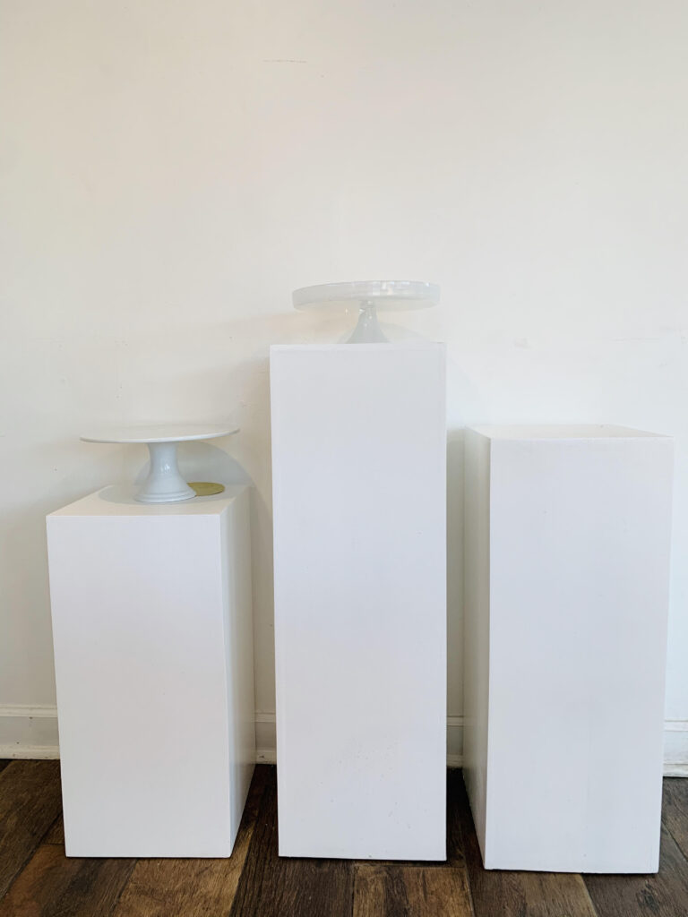 Pedestal Tables $150